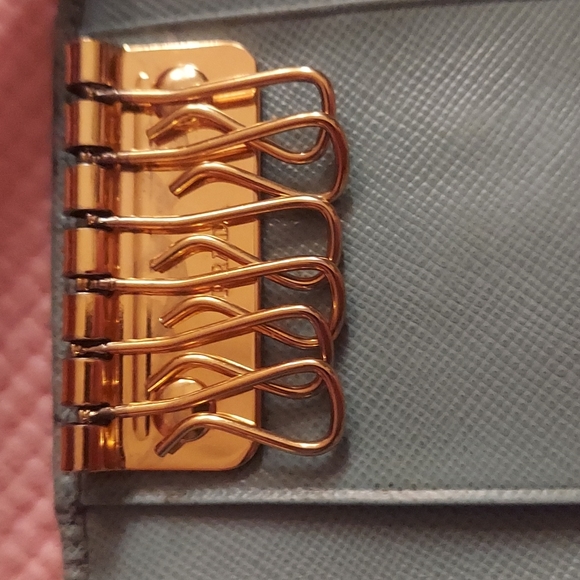 PRADA blue key holder/ wallet - Picture 7 of 10